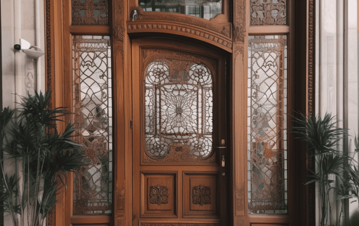 ornamental front door