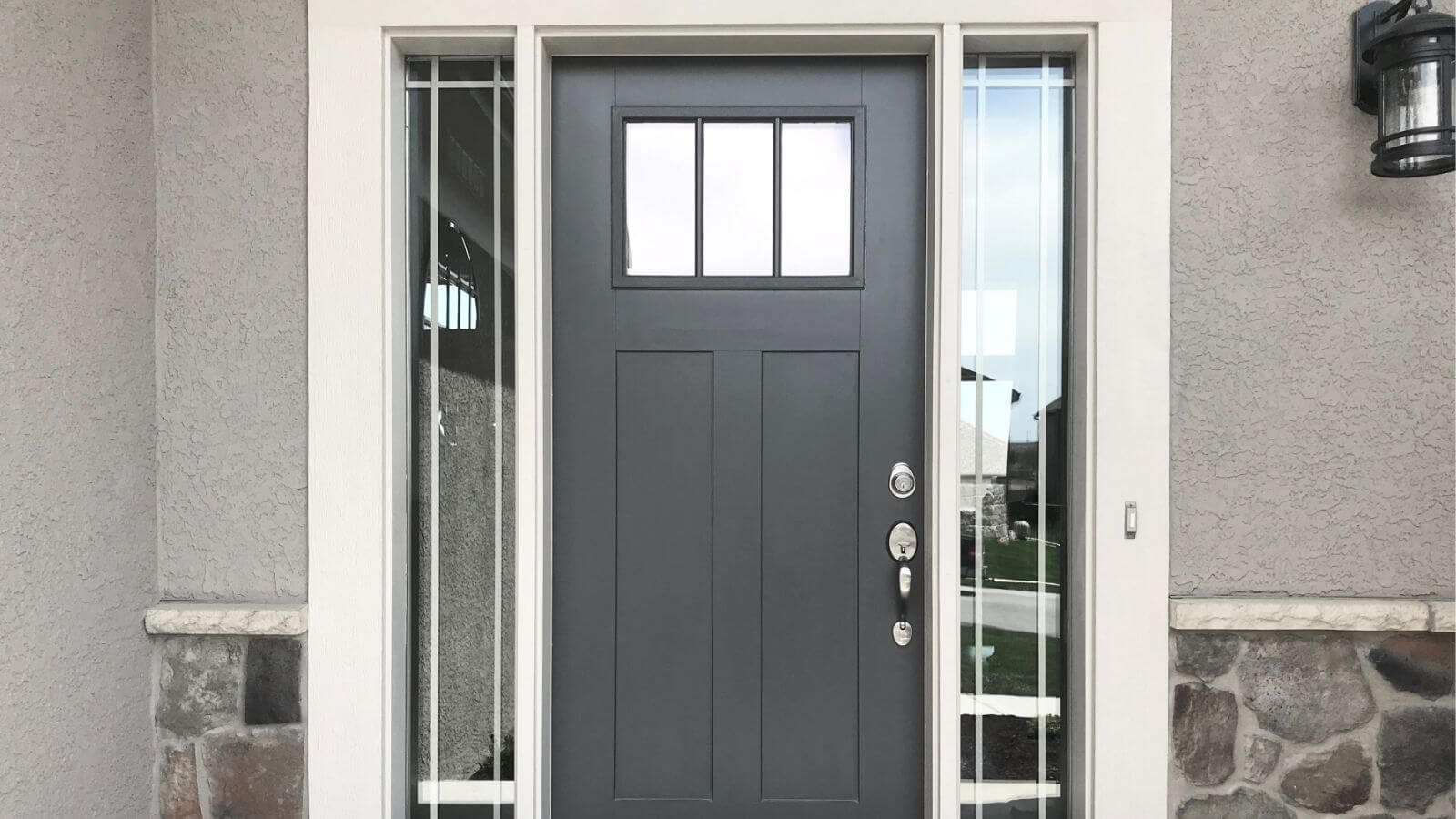 storm door storm grade door in home