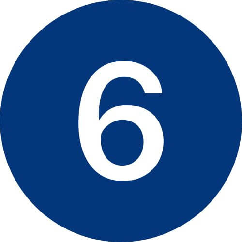 round number icon 6