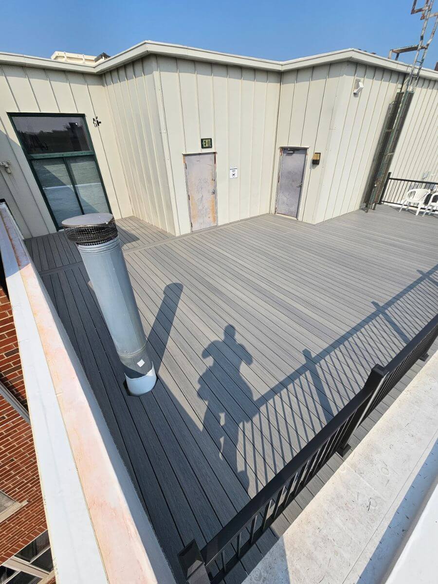 Deck Installation in Downtown Milwaukee (2) Deck Installation in Downtown Milwaukee